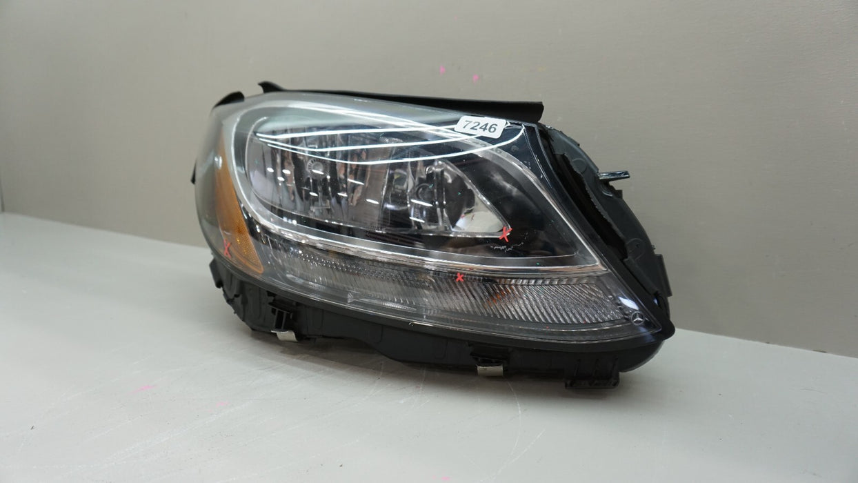 2015-2018 MERECEDES-BENZ C-CLASS FRONT RIGHT PASSENGER SIDE HEADLIGHT HALOGEN OE