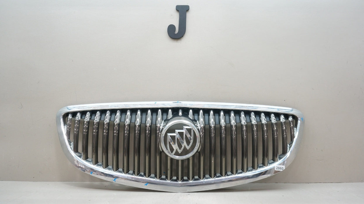 2008-2012 BUICK ENCLAVE FRONT UPPER BUMPER RADIATOR GRILLE OEM 25901369