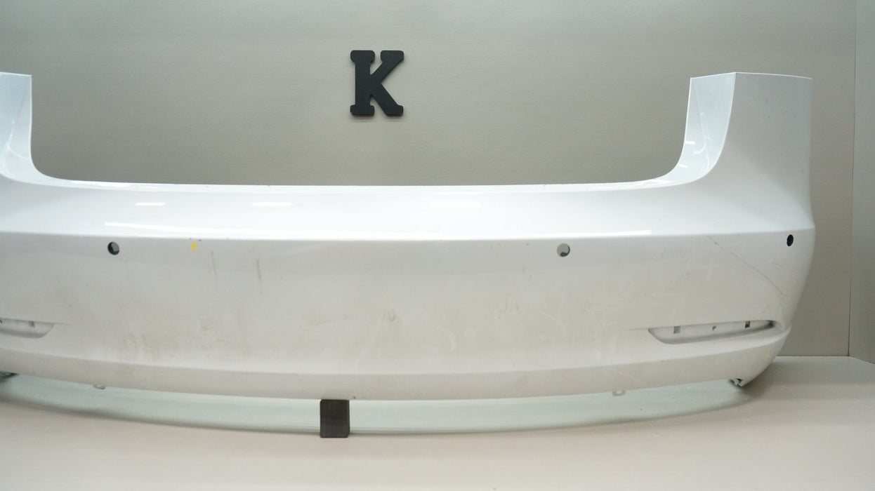 2017-2023 TESLA MODEL 3 REAR WHITE BUMPER COVER PANEL OEM