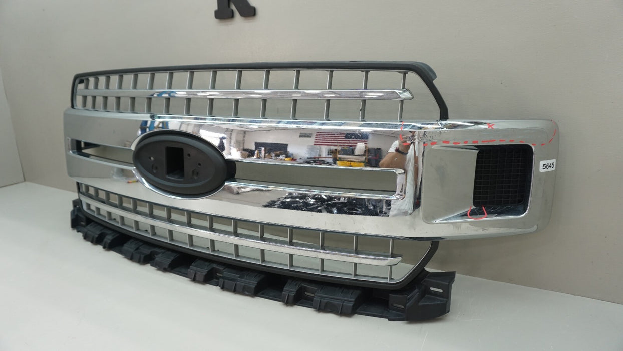 2018-2020 FORD F-150 FRONT UPPER MAIN GRILLE JL34-8200-DEW OEM 18 19 20