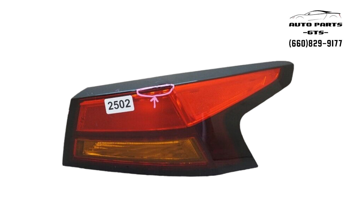 2019-2021 NISSAN ALTIMA REAR RIGHT PASSENGERS SIDE TAIL LIGHT OEM 19 20 21