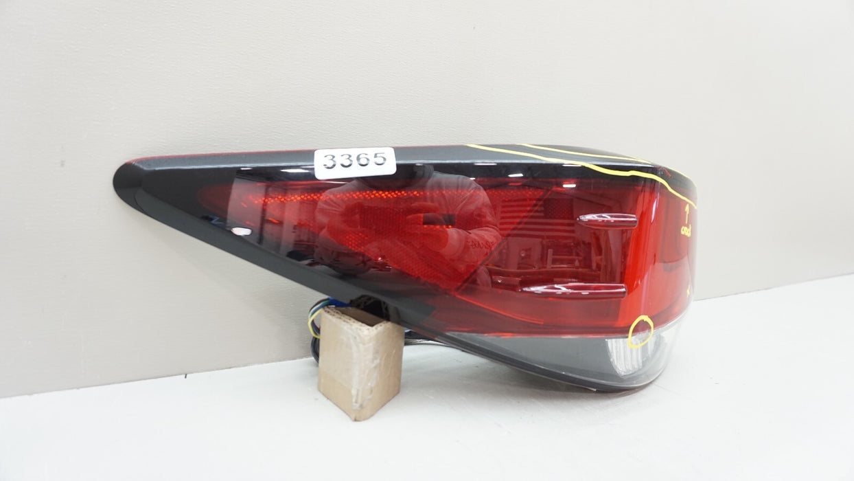 2020-2022 LEXUS RX350 REAR LEFT DRIVERS SIDE TAIL LIGHT OEM