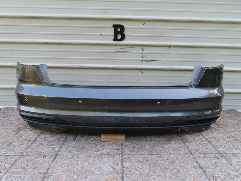 2020-2021 AUDI A4 SEDAN REAR BUMPER COVER W/ SPOILER VALANCE OEM 8W5807511M