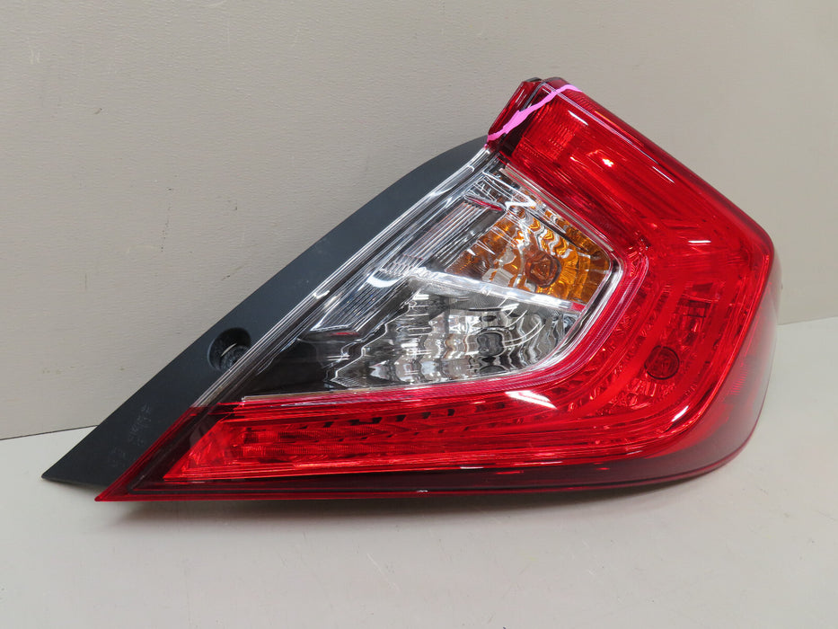 2016-2021 HONDA CIVIC REAR RIGHT PASSENGER OUTER TAIL LIGHT OEM
