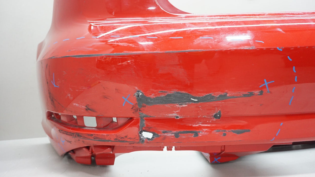 2017-2018 AUDI A3 REAR BUMPER COVER W/ SENSOR HOLES 8V5807511F OEM 17 18