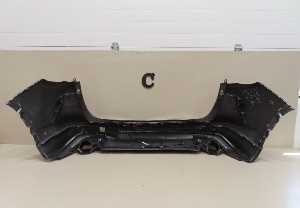 2019-2020 INFINITI QX50 SUV REAR BUMPER COVER W/ LOWER PANEL MUFFLER TIP OEM