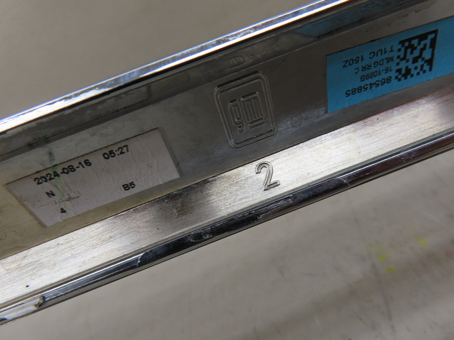 GM REAR BUMPER FASCIA MOLDING CHROME TRIM OEM