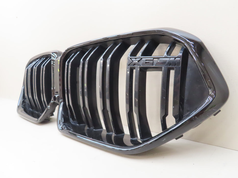 2020-2023 BMW X6M FRONT RADIATOR GRILL GRILLE OEM 8079731