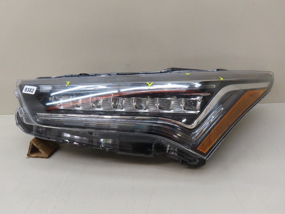 2019-2021 ACURA RDX FRONT LEFT DRIVER SIDE HEADLIGHT LED OEM 9382