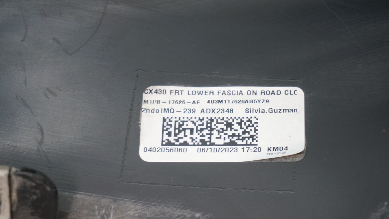 2021-2024 FORD BRONCO SPORT FRONT LOWER BUMEPR VALANCE COVER M1PB-17626 OEM