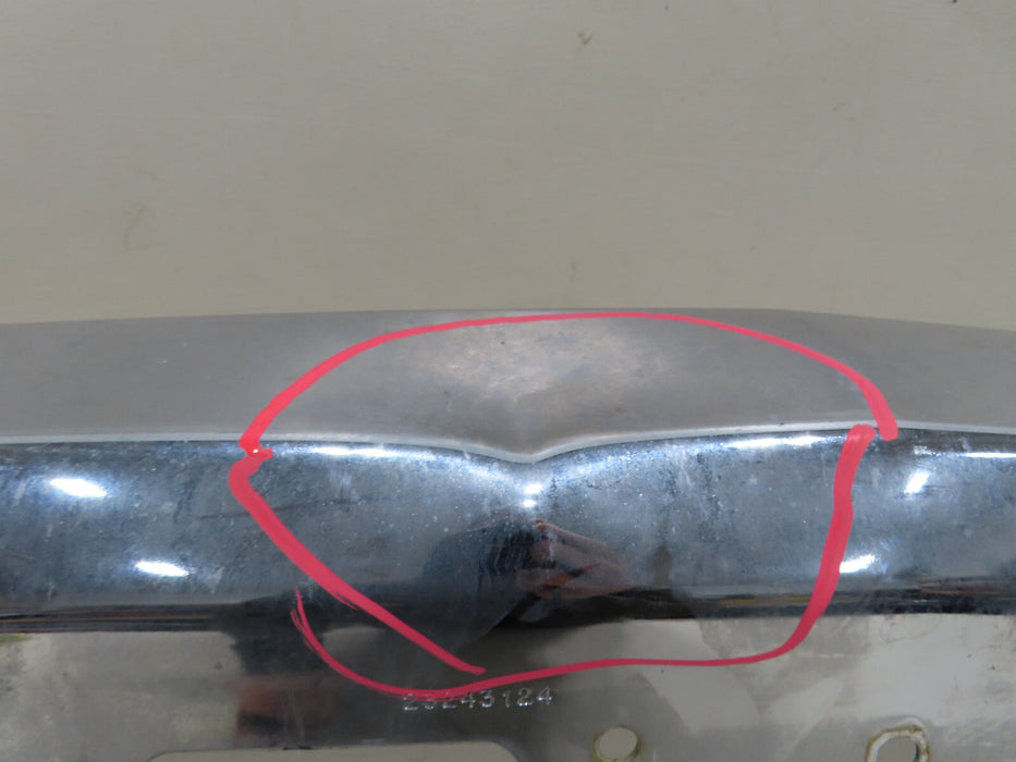 2016-2019 CHEVY SILVERADO 1500 FRONT METAL BUMPER CHROME 84051822 OEM