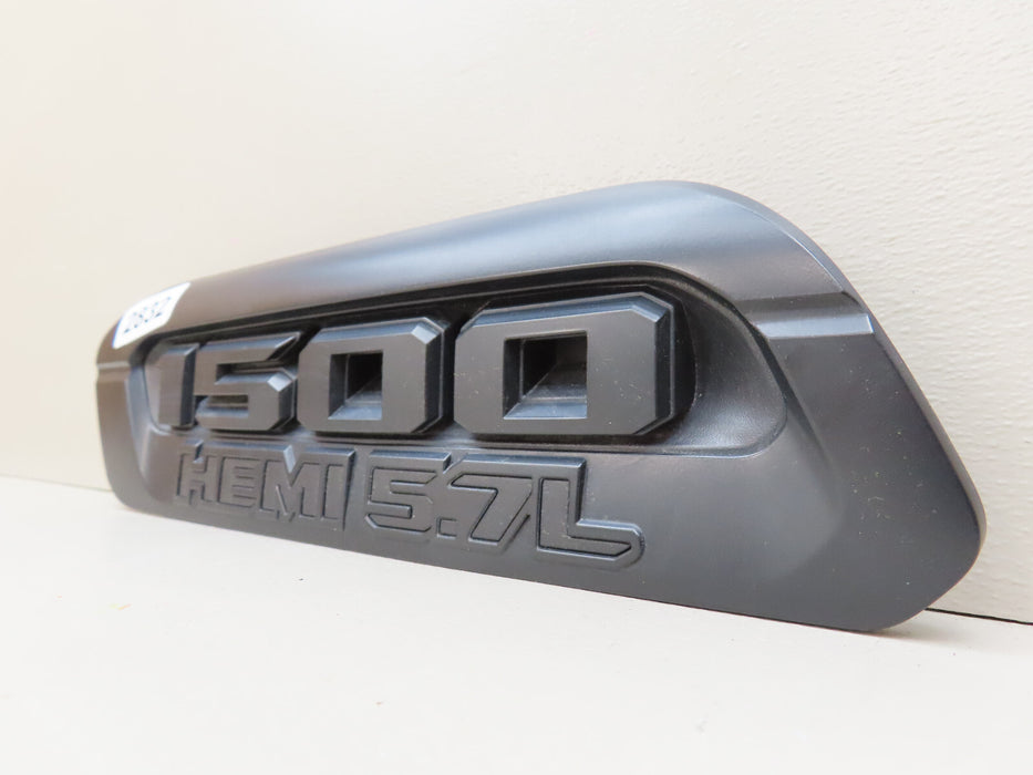 2019-20 RAM 1500 DT LEFT HOOD BEZEL BLACK HEMI 5.7 OEM 61698 877AA
