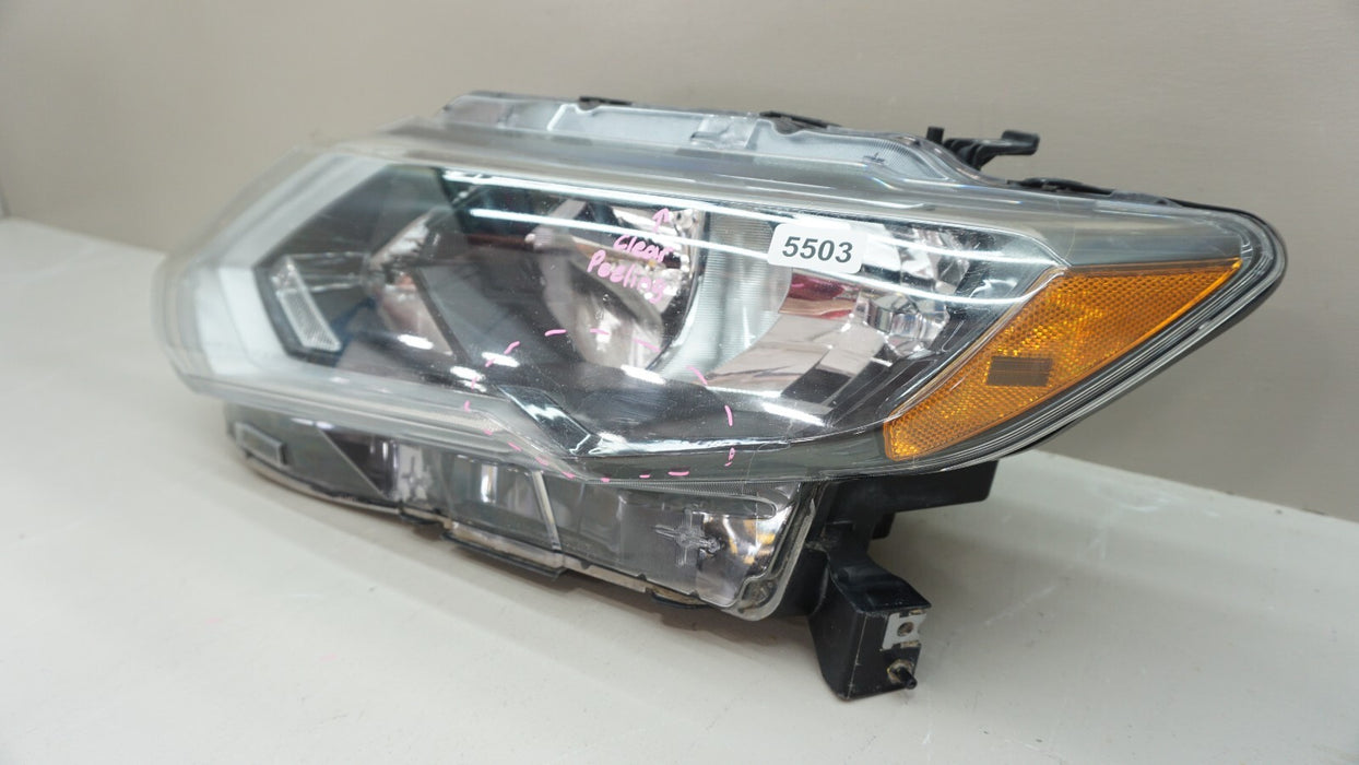 2017-2019 NISSAN ROGUE FRONT LH LEFT DRIVER SIDE HALOGEN LED HEADLIGHT OEM