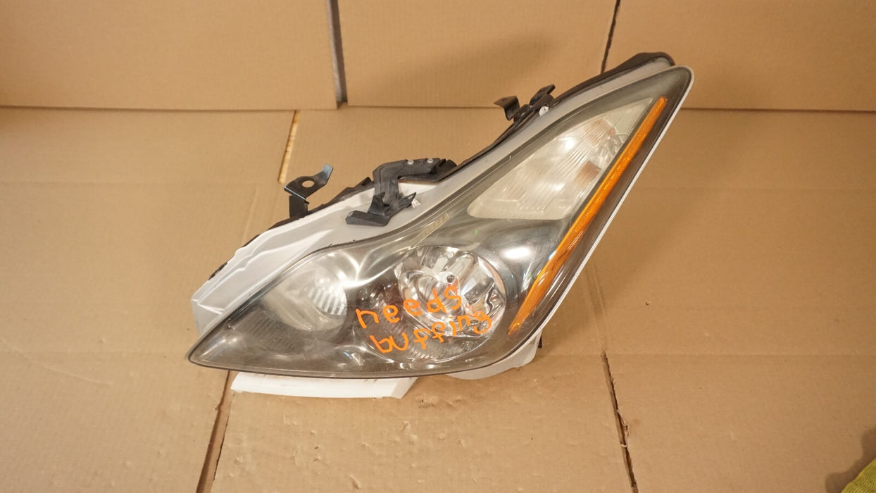2011-2015 INFINITI Q60 G37 LEFT DRIVER SIDE HEADLIGHT XENON LIGHT LAMP OEM