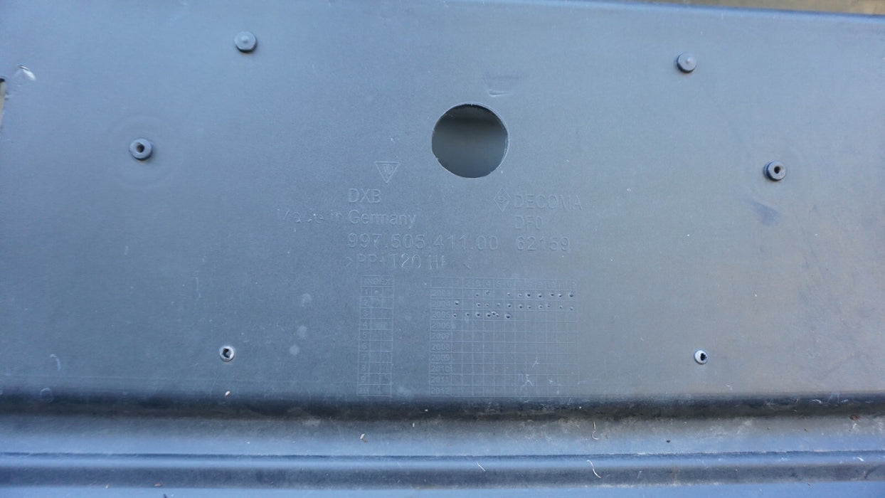 2005-2008 PORSCHE 911 CARRERA REAR BUMPER COVER PANEL PLASTIC 997505411 OEM