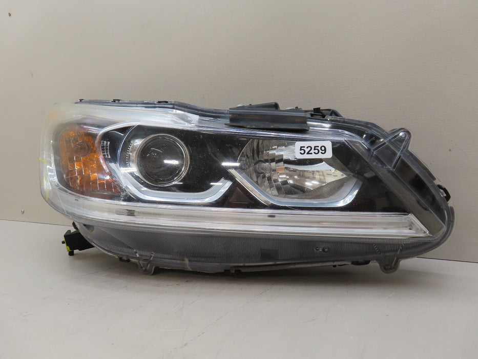 2016 2017 HONDA ACCORD FRONT RIGHT PASSENGER SIDE HEADLIGHT HALOGEN CAPA
