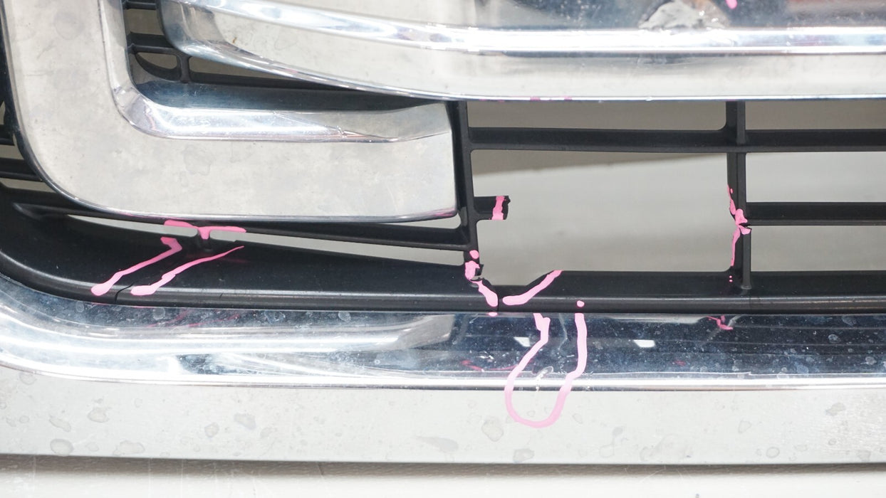 2013-2014 FORD F-150 RADIATOR GRILL GRILLE MOLDING CHROME W/ EMBLEM DL348200 OEM