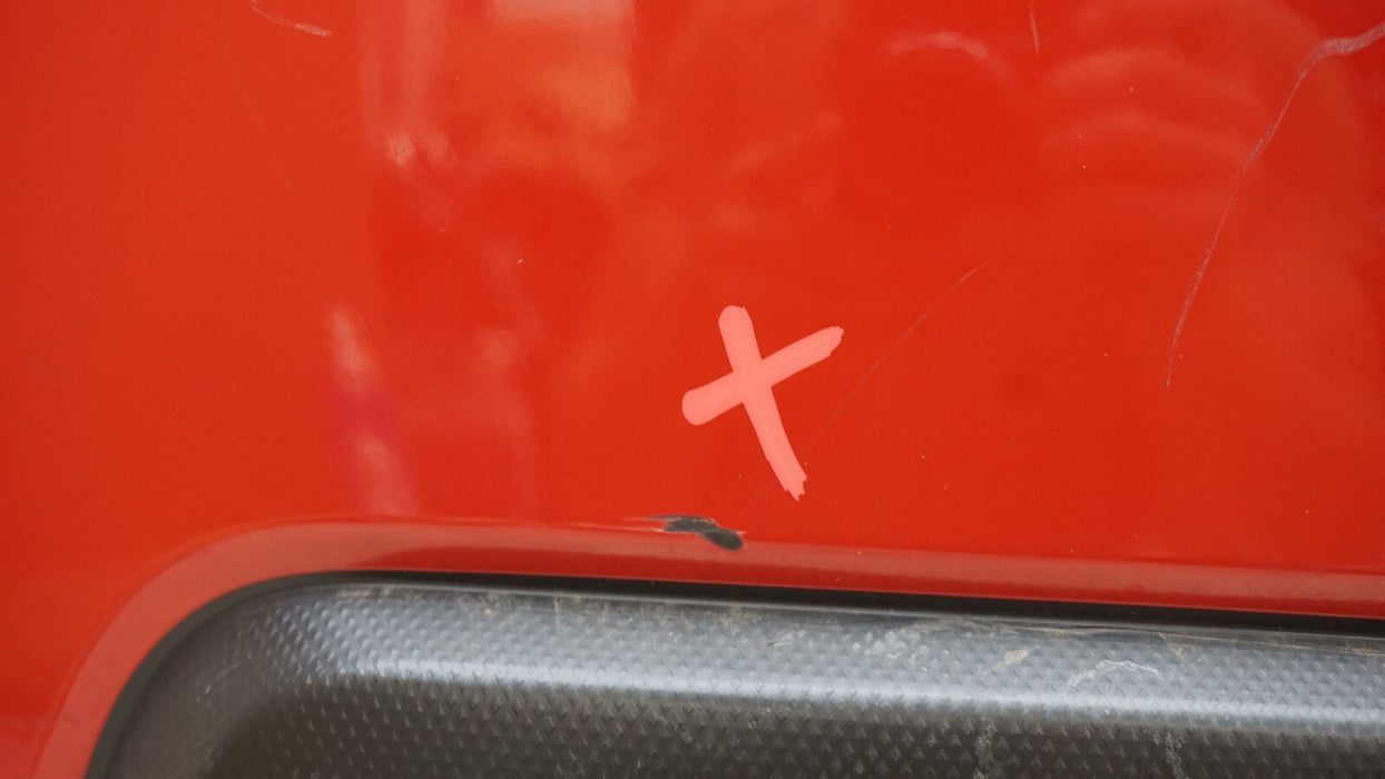 2018-2023 SUBARU CROSSTREK REAR BUMPER COVER RED OEM 57704FL250