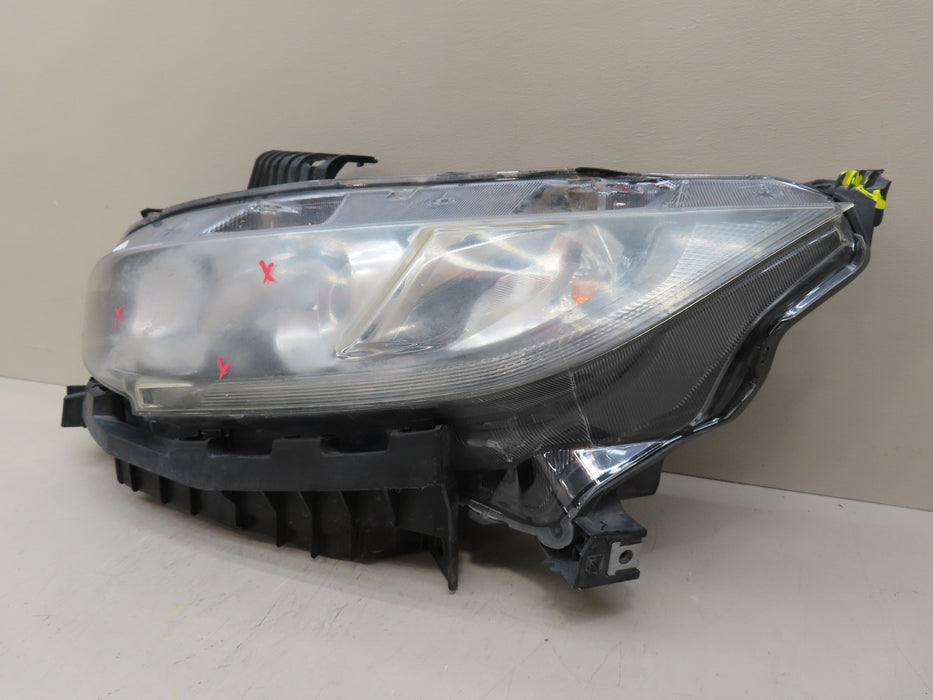 2016-2020 HONDA CIVIC FRONT LEFT DRIVER SIDE HEADLIGHT HALOGEN OEM