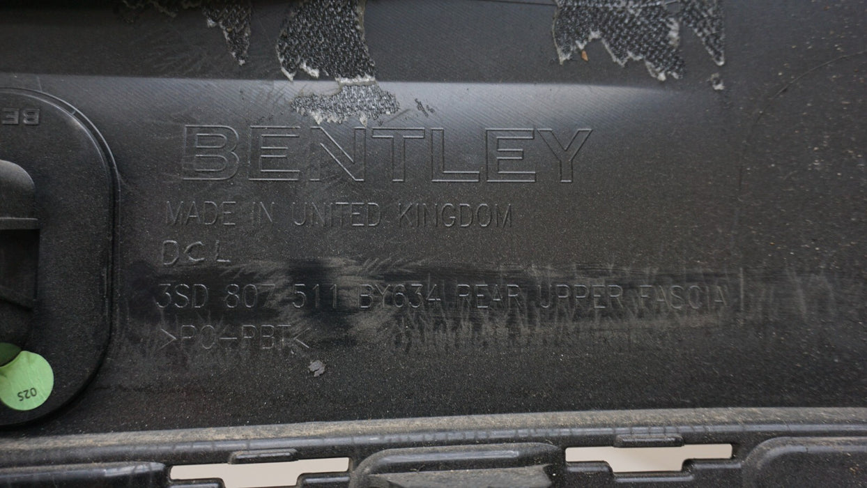 2021-2024 BENTLEY CONTINENTAL GTC GT REAR BUMPER COVER OEM 3SD807511E 21 22