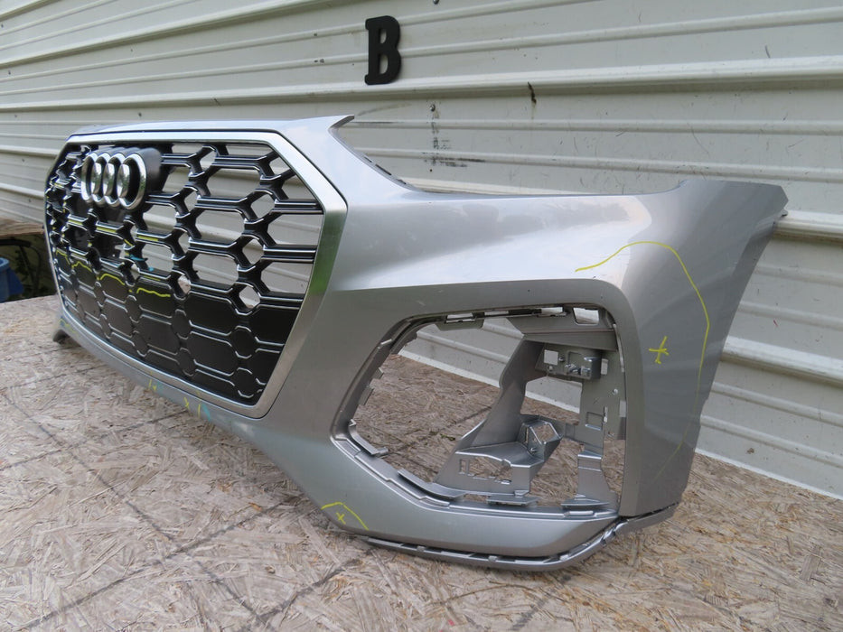2021-2022 AUDI Q5 SUV FRONT BUMPER COVER W/ GRILLE GRILL EMBLEM OEM 80A807437P