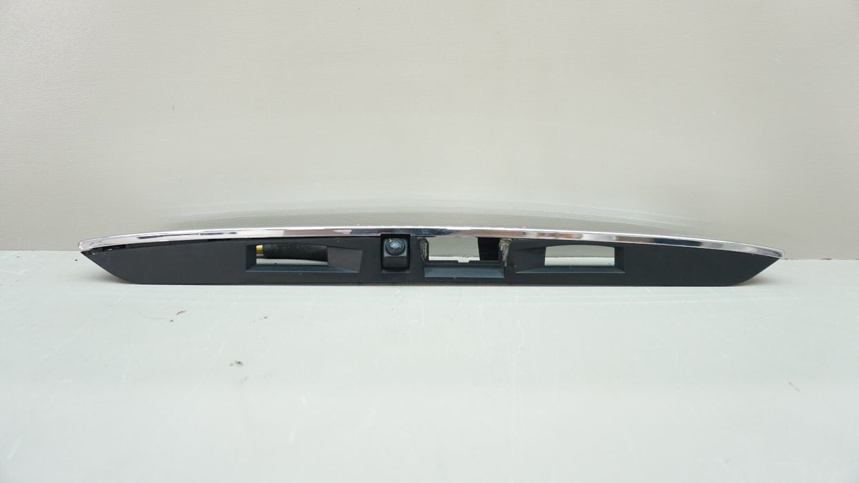 2015-2018 NISSAN PATHFINDER REAR LIFTGATE MOLDING W/ CAMERA 90810-9PG2A OEM