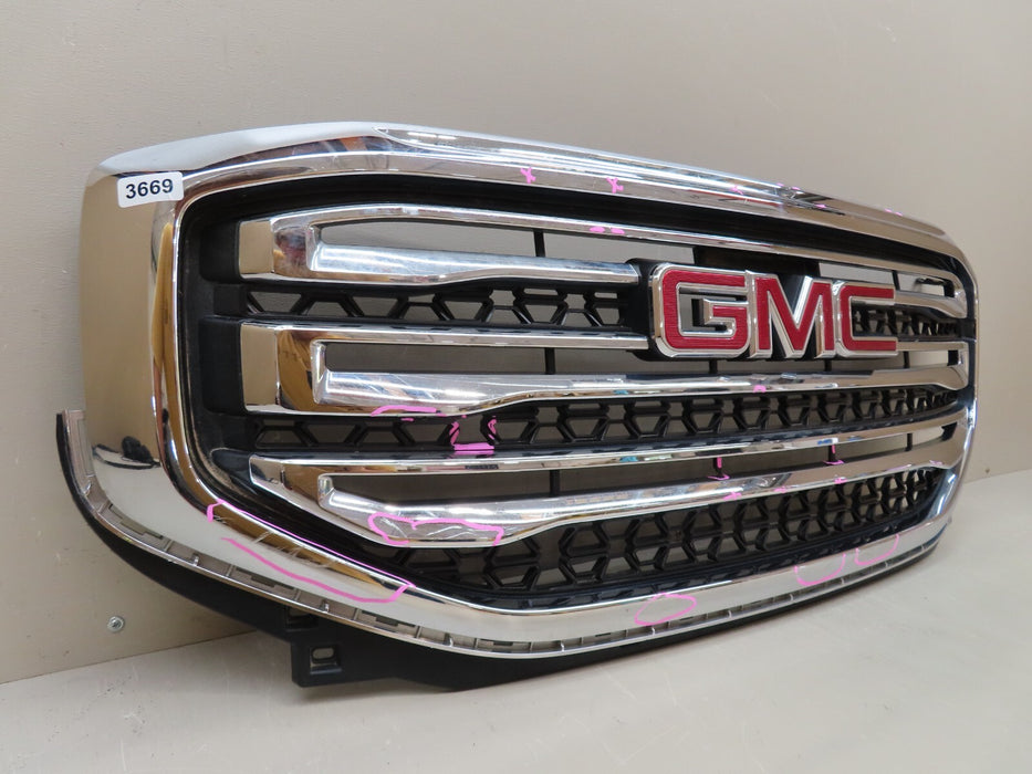 2017-2019 GMC ACADIA SLT SUV FRONT BUMPER GRILLE GRILL W/ EMBLEM OEM 84197161