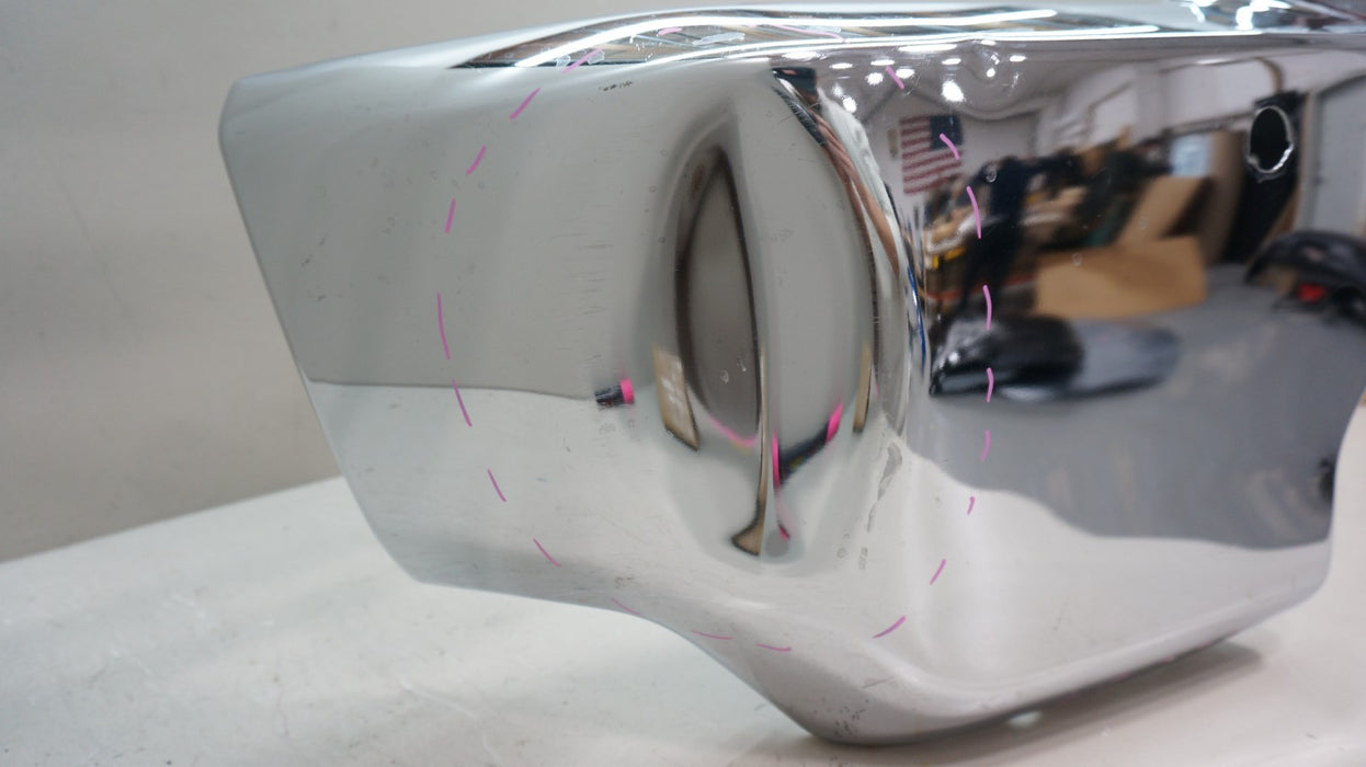 2020-2023 CHEVROLET SILVERADO 2500 3500 FRONT CHROME METAL BUMPER COVER OEM