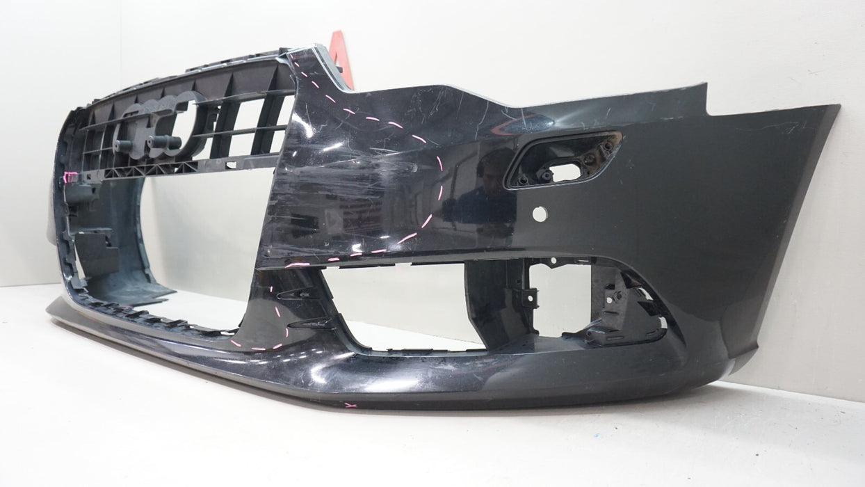 2017-2018 AUDI A6 FRONT BUMPER COVER PANEL OEM 4G0807437