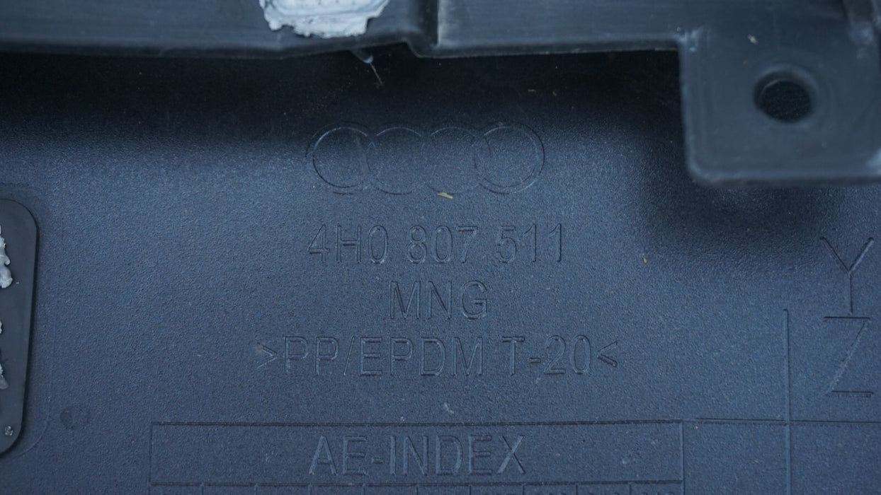 2015-2018 AUDI A8 S8 REAR BUMPER SHELL COVER PLASTIC PANEL FACTORY OEM