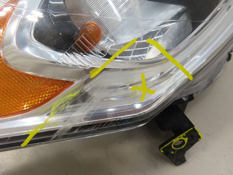 2016 2017 HONDA ACCORD FRONT RIGHT PASSENGER SIDE HEADLIGHT HALOGEN CAPA