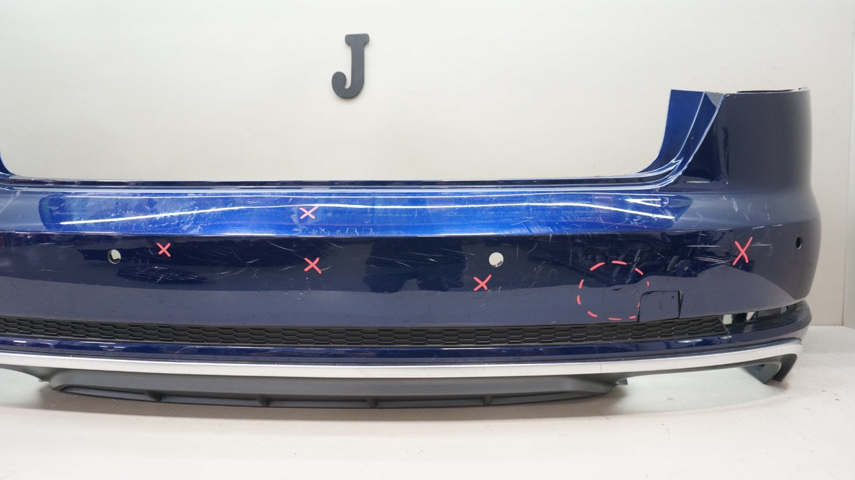 2017-2019 AUDI A4 S-LINE REAR BUMPER COVER PANEL OEM 8W5807511J