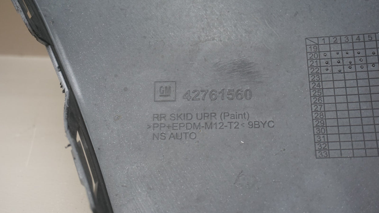 2021-2023 CHEVROLET TRAILBLAZER REAR BUMPER LOWER SKID PLATE OEM 42761560