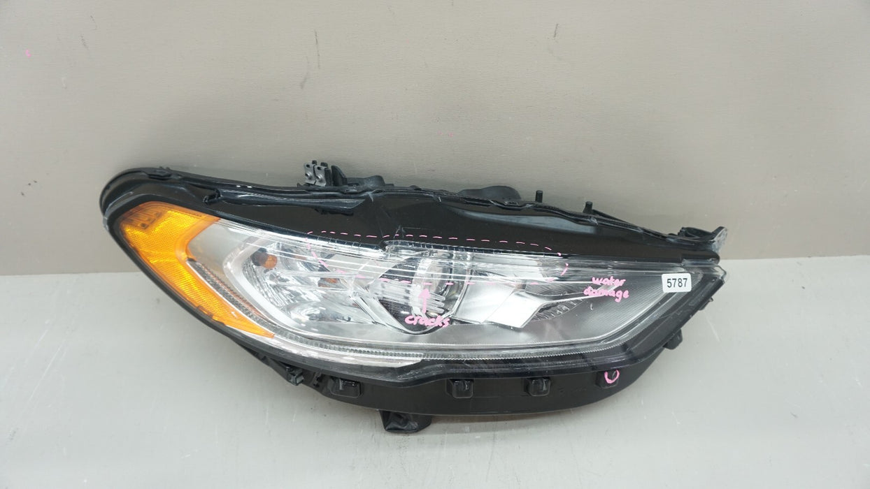 2017-2020 FORD FUSION FRONT RH RIGHT PASSENGER SIDE HALOGEN W LED HEADLIGHT OEM