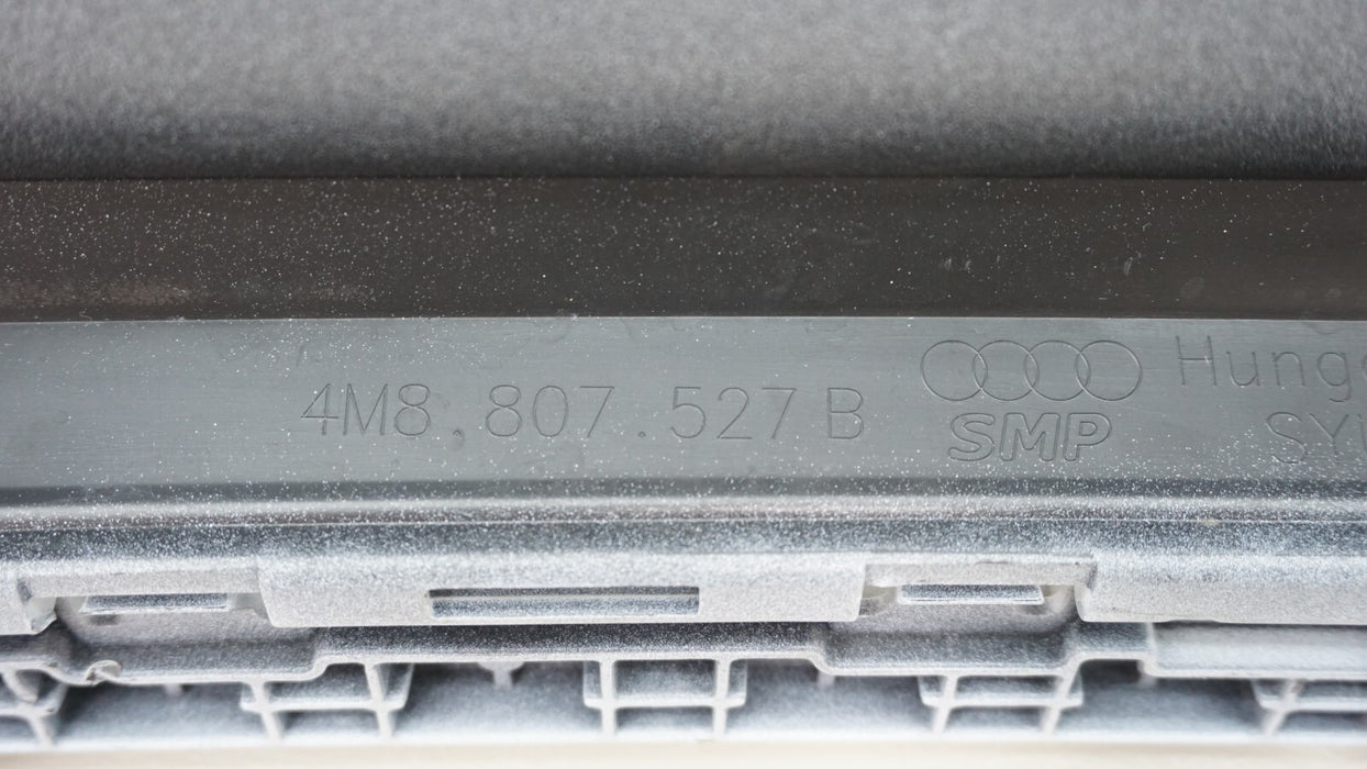 2017-2019 AUDI Q8 REAR BUMPER COVER LOWER VALANCE COVER PANEL 4M8807527B OEM