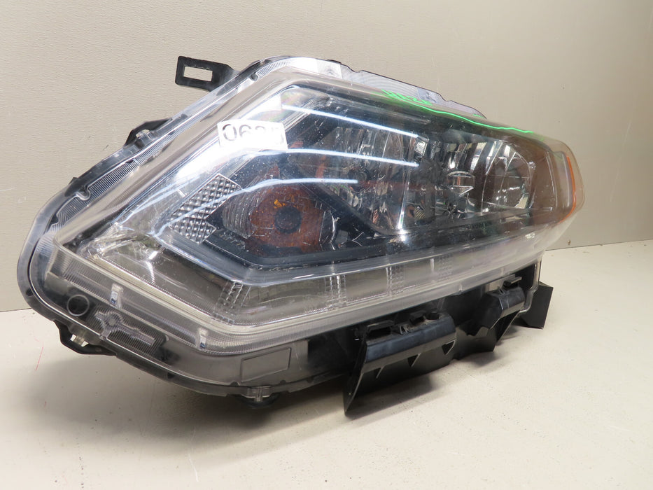 2014 2015 2016 NISSAN ROGUE LEFT LH HALOGEN W/LED HEADLIGHT LAMP OEM