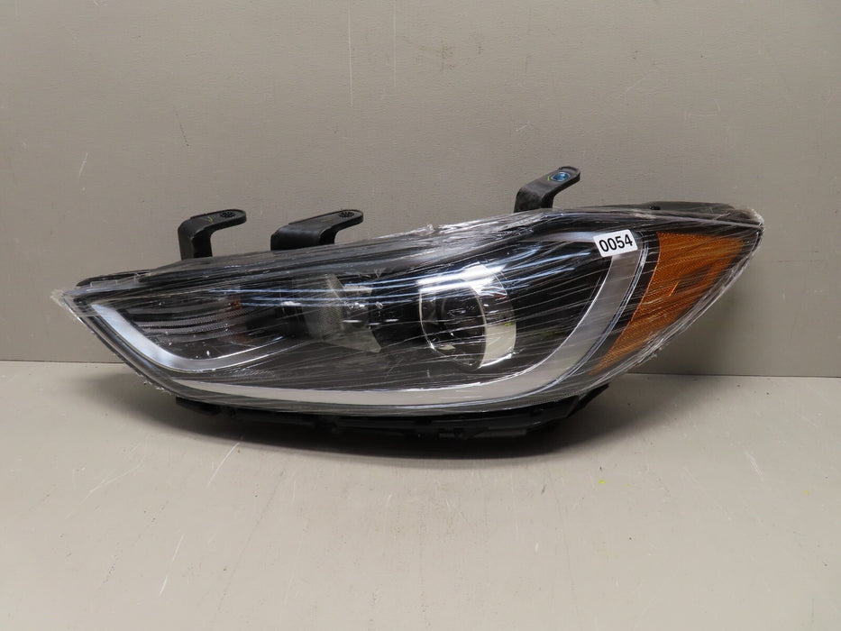 2017-2018 HYUNDAI ELANTRA LEFT DRIVER SIDE HEADLIGHT HALOGEN DEPO AFTERMARKET