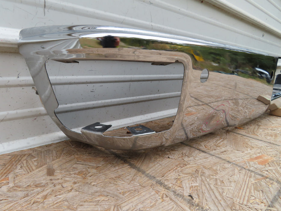 2014 2015 2016 2017 2018 SILVERADO SIERRA REAR BUMPER CHROME ORIGINAL OEM