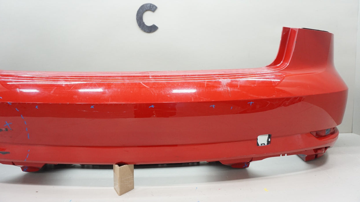 2017-2018 AUDI A3 REAR BUMPER COVER W/ SENSOR HOLES 8V5807511F OEM 17 18
