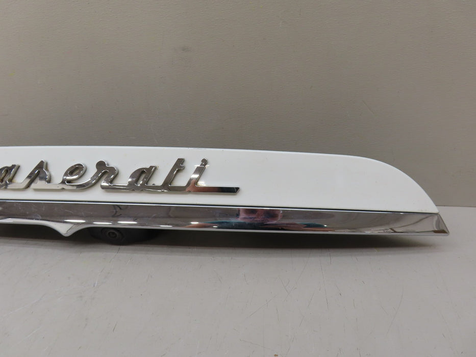 2014-2024 MASERATI GHIBLI REAR TRUNK LID/GARNISH WITH CAMERA OEM