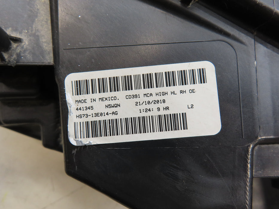 2017-2020 FORD FUSION RIGHT PASSENGER SIDE HEADLIGHT FULL LED OEM HS73-13E015-AG