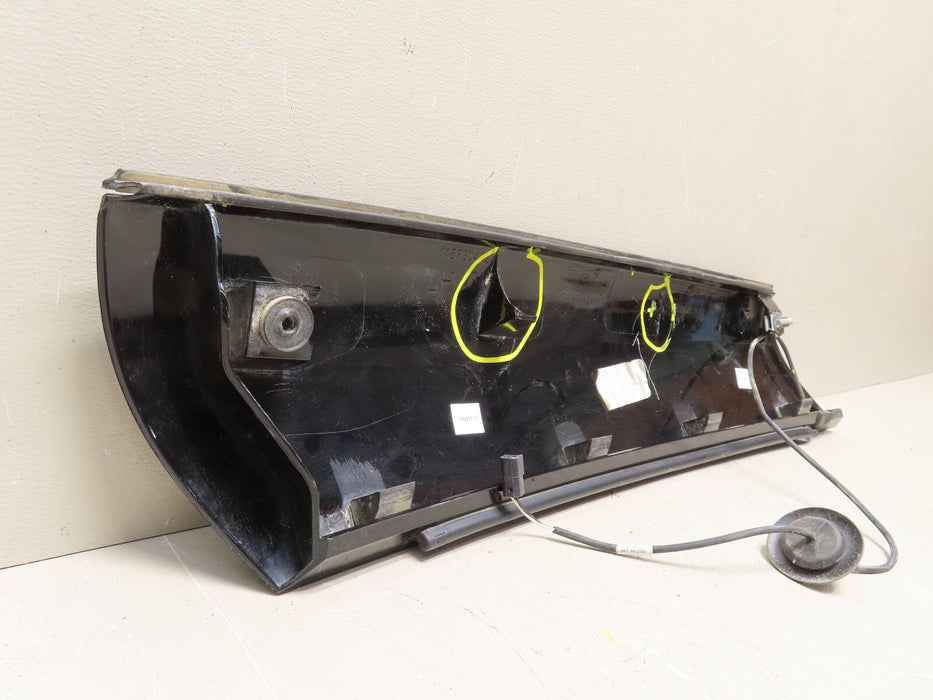 2005-2013 CHEVROLET CORVETTE C6 LEFT DRIVER SIDE WINDOW TRIM PANEL OEM 118730472