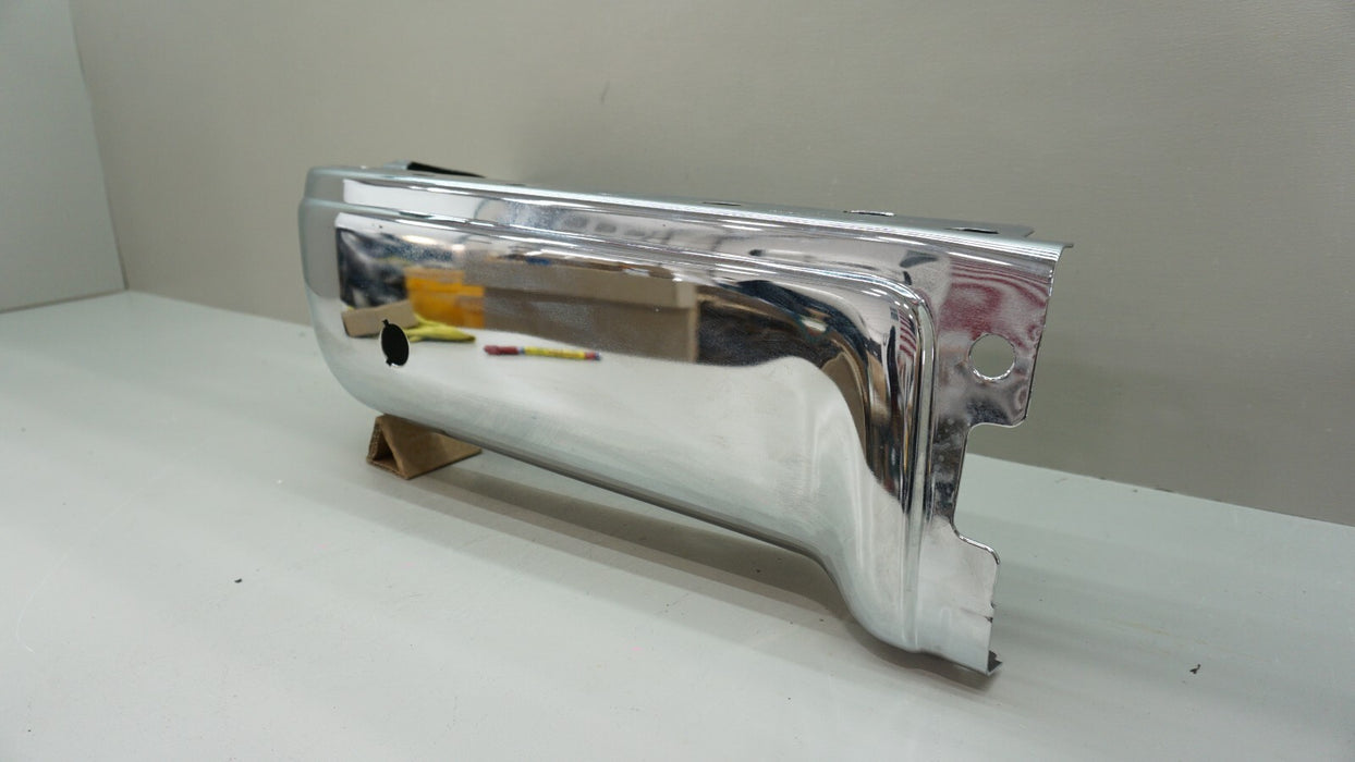 NEW!! 2009-2014 FORD F150 REAR LEFT DRIVER SIDE METAL CHROME BUMPER CAP OEM
