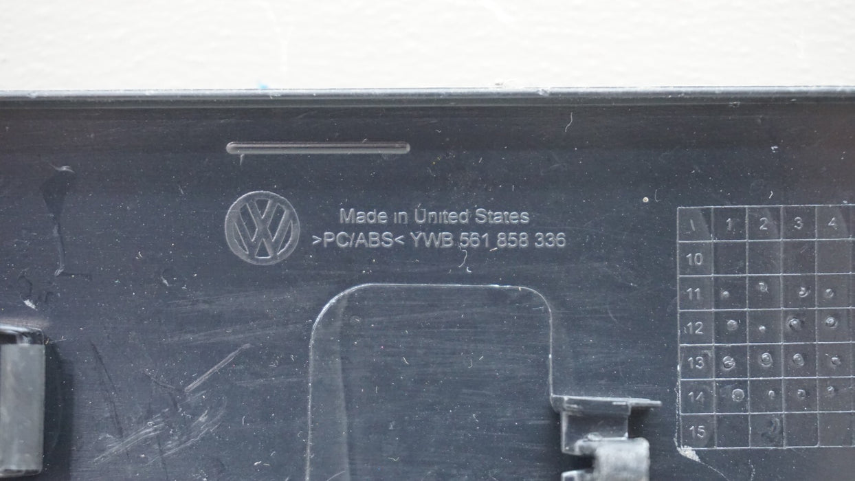 2012-2015 VOLKSWAGEN PASSAT RADIO DASHBOARD TRIM PANEL OEM YWB561858336