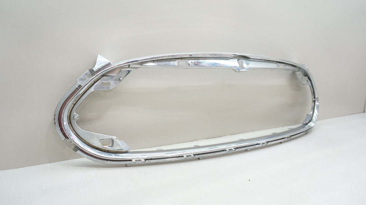 2012-2016 TESLA MODEL S FRONT BUMPER GRILLE CHROME SURROUND TRIM OEM 1017414-00