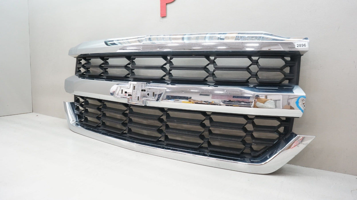 2016-2018 CHEVROLET SILVERADO 1500 FRONT BUMPER RADIATOR GRILLE OEM 2338604