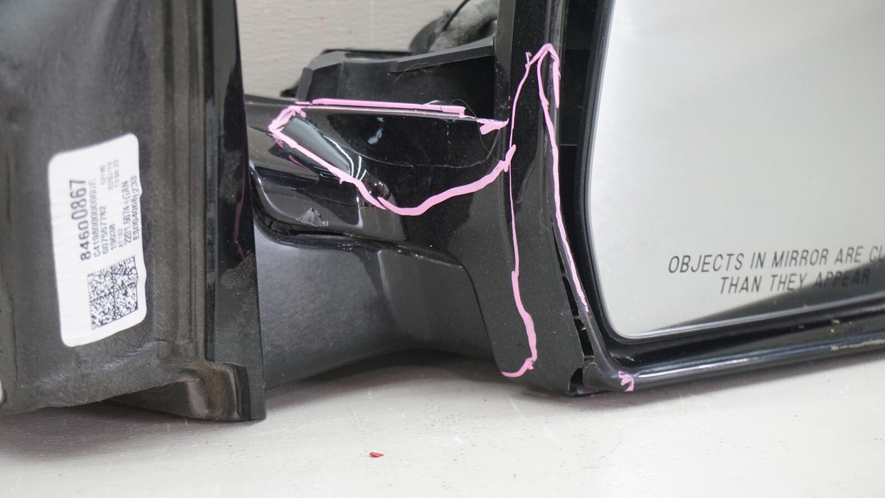 2018-2019 CHEVROLET TRAVERSE RIGHT PASSENGER MIRROR W/ BLIND SPOT OEM 84600867