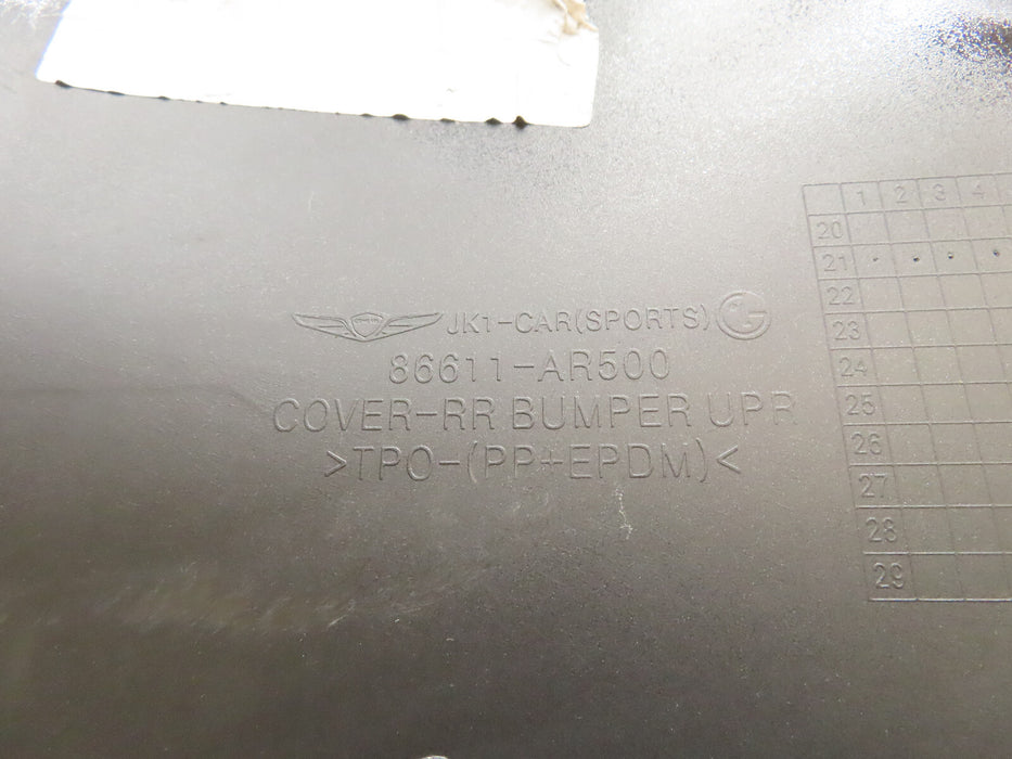 2022 2023 HYUNDAI GENESIS GV70 SPORT REAR BUMPER COVER OEM 86611-AR500