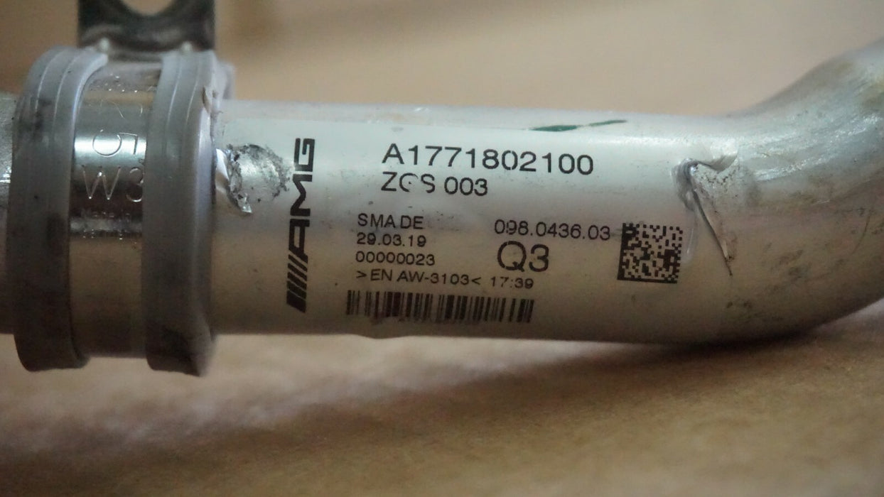 2016-2020 MERCEDES BENZ C63 AMG W205 4.0L V8 ENGINE MOTOR OIL LINE PIPE OEM