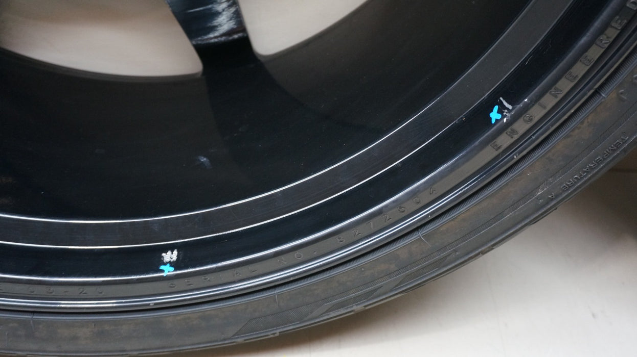 ROLLS ROYCE VOSSEN FORGED SERIES S17-11 SET RIMS W TIRES. NO TPMS SENSORS